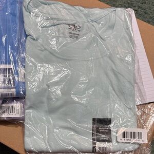 Athletic Works Men's Sky Blue Short Sleeve Tee